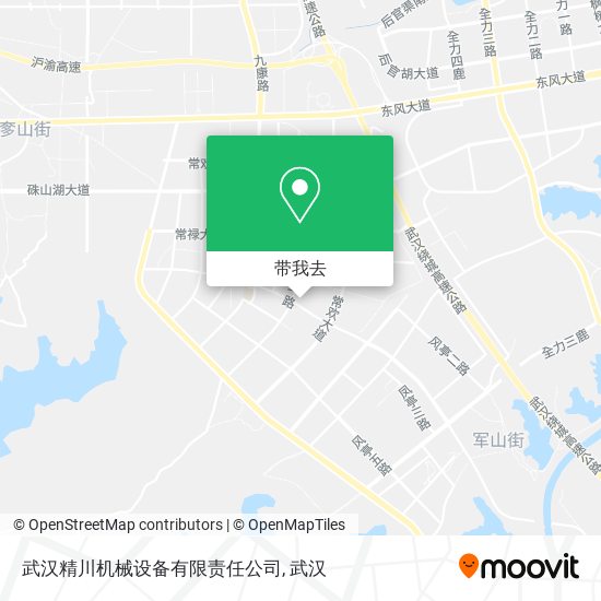 武汉精川机械设备有限责任公司地图
