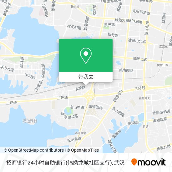 招商银行24小时自助银行(锦绣龙城社区支行)地图