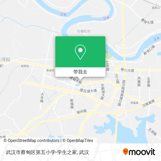 武汉市蔡甸区第五小学-学生之家地图