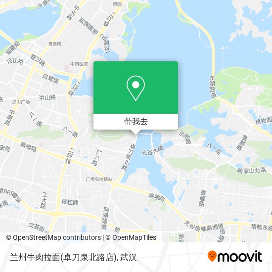 兰州牛肉拉面(卓刀泉北路店)地图