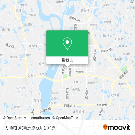 万通电脑(新洲旗舰店)地图