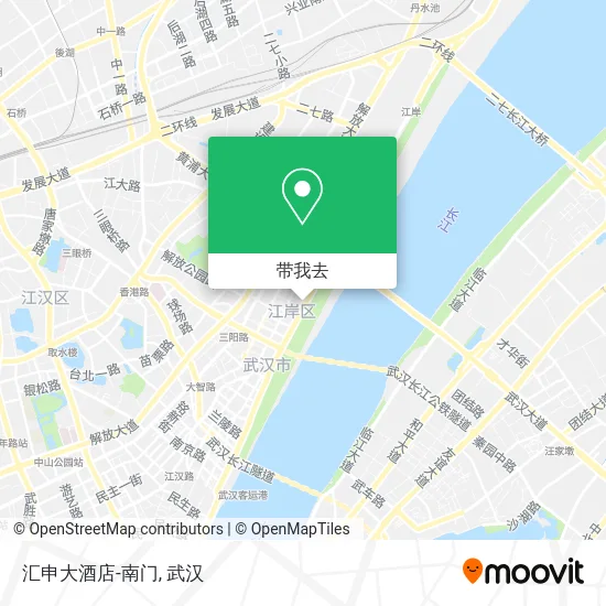 汇申大酒店-南门地图
