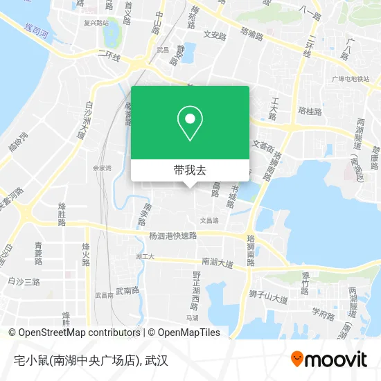 宅小鼠(南湖中央广场店)地图