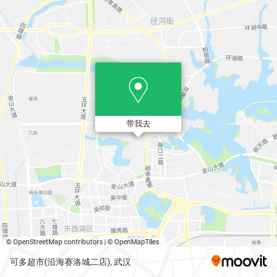 可多超市(沿海赛洛城二店)地图
