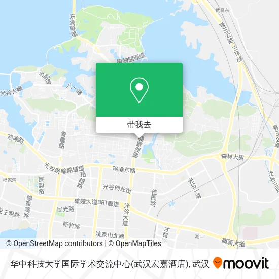 华中科技大学国际学术交流中心(武汉宏嘉酒店)地图