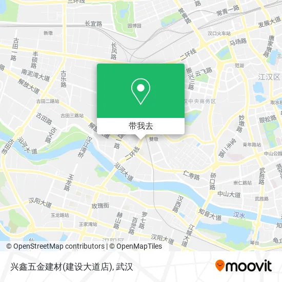 兴鑫五金建材(建设大道店)地图
