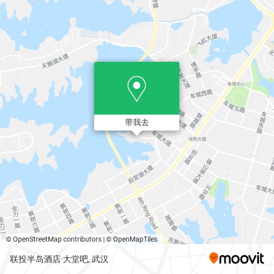 联投半岛酒店·大堂吧地图