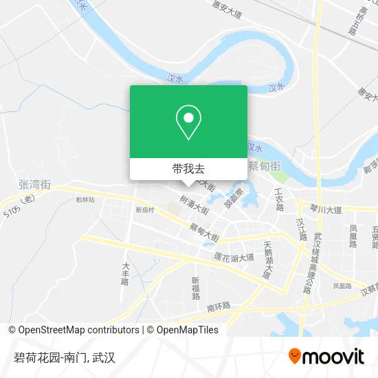 碧荷花园-南门地图
