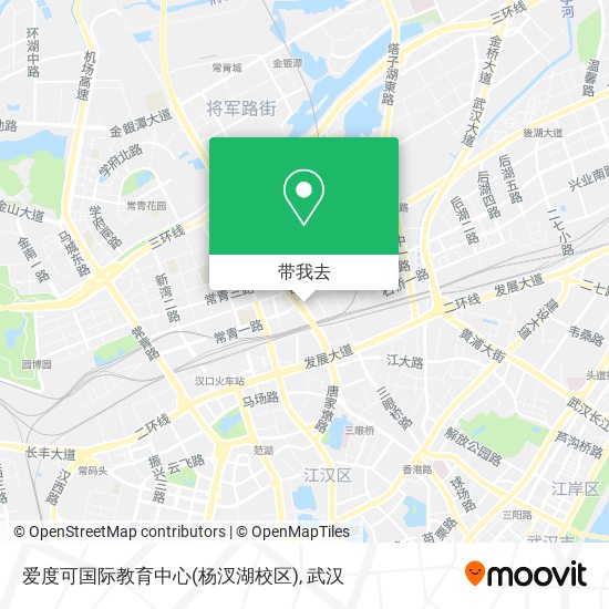 爱度可国际教育中心(杨汊湖校区)地图