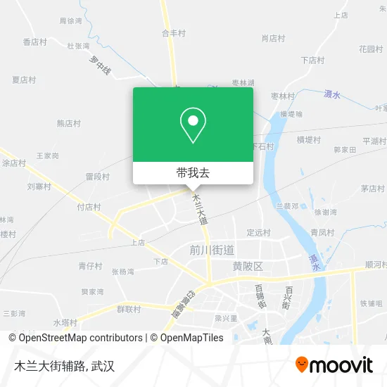 木兰大街辅路地图