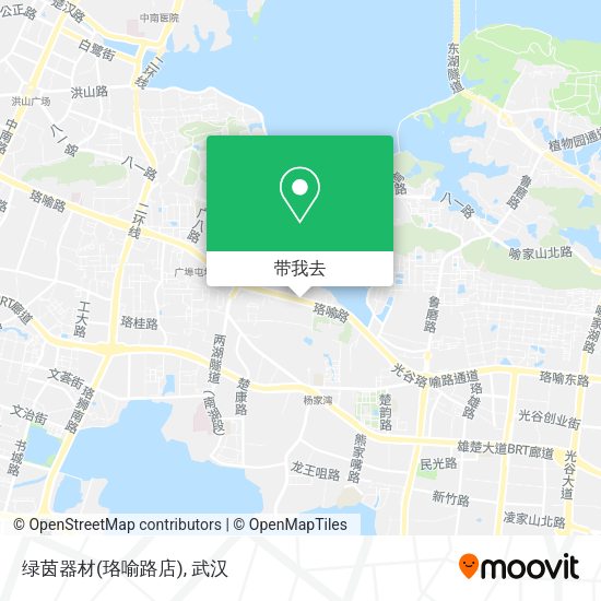 绿茵器材(珞喻路店)地图
