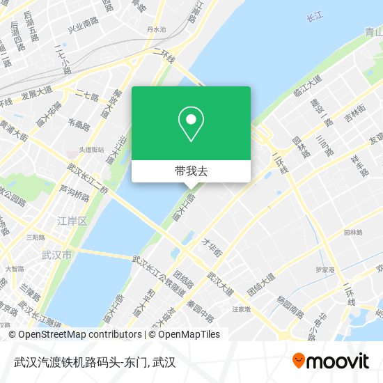 武汉汽渡铁机路码头-东门地图