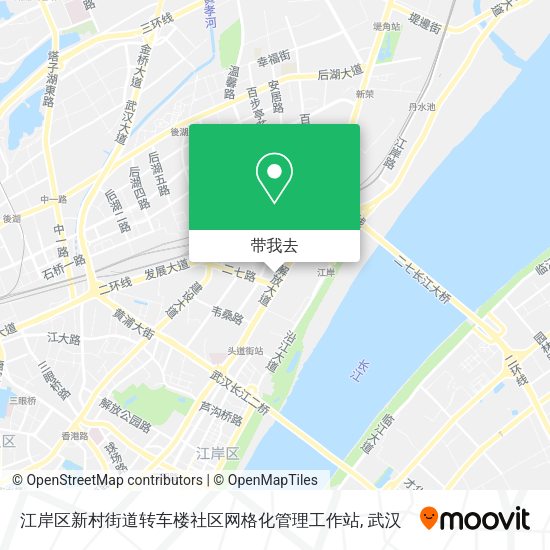 江岸区新村街道转车楼社区网格化管理工作站地图