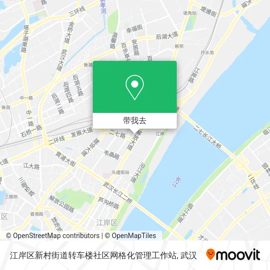 江岸区新村街道转车楼社区网格化管理工作站地图