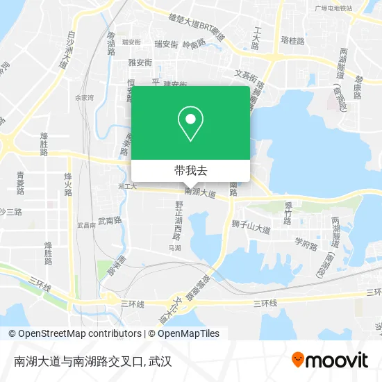 南湖大道与南湖路交叉口地图