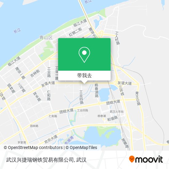 武汉兴捷瑞钢铁贸易有限公司地图