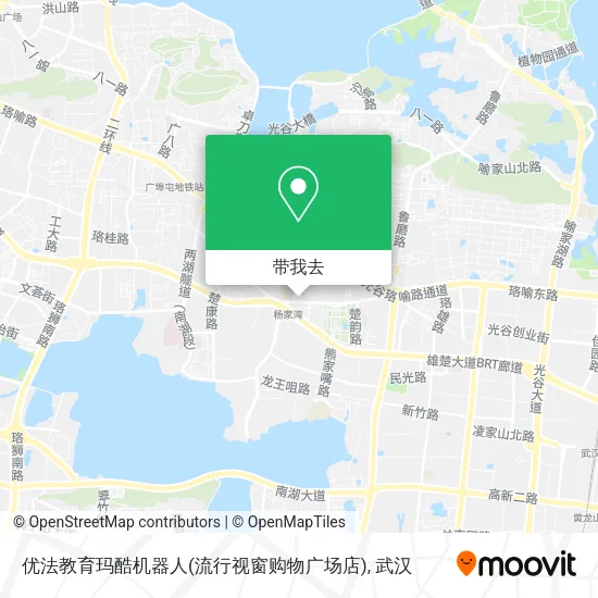 优法教育玛酷机器人(流行视窗购物广场店)地图