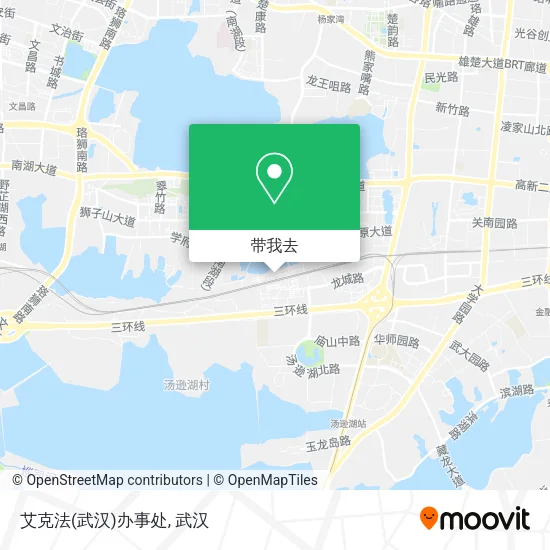 艾克法(武汉)办事处地图
