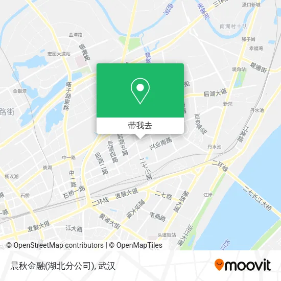 晨秋金融(湖北分公司)地图