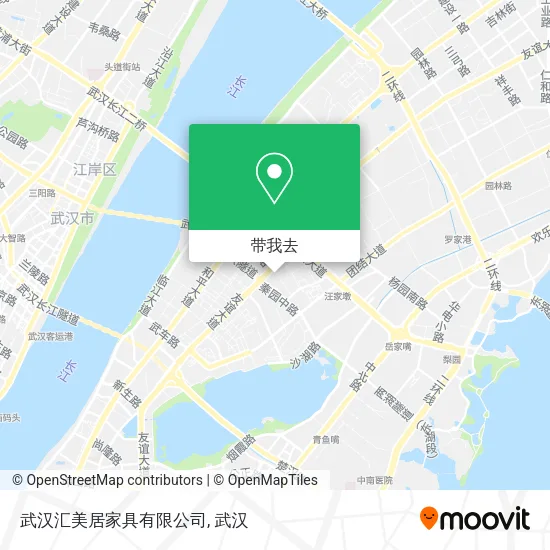武汉汇美居家具有限公司地图