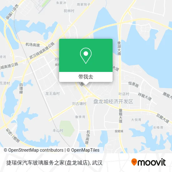 捷瑞保汽车玻璃服务之家(盘龙城店)地图