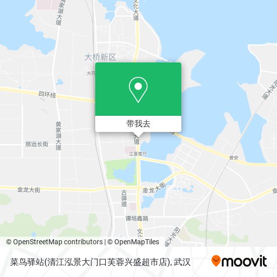 菜鸟驿站(清江泓景大门口芙蓉兴盛超市店)地图