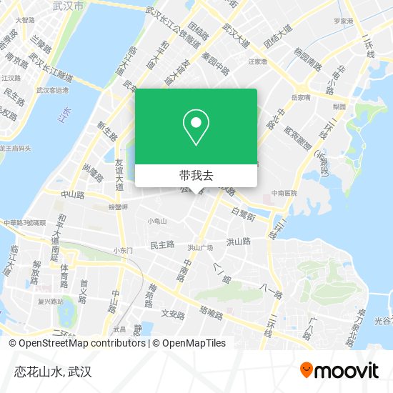 恋花山水地图