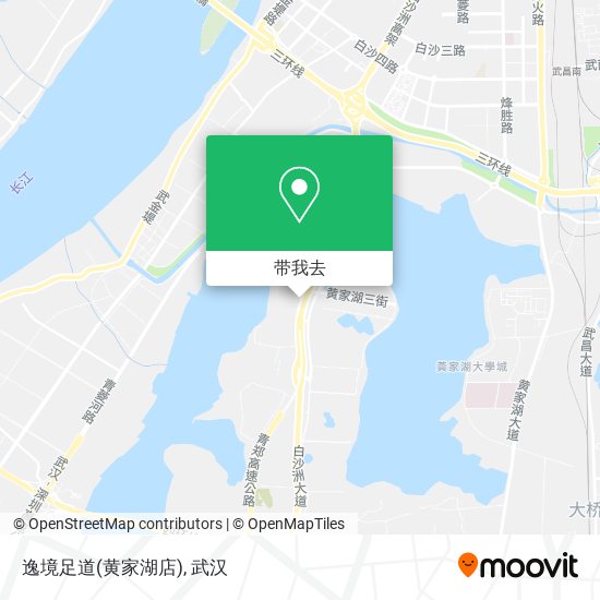 逸境足道(黄家湖店)地图