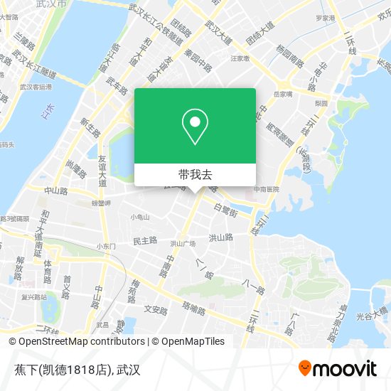 蕉下(凯德1818店)地图
