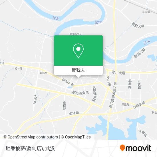 胜香披萨(蔡甸店)地图