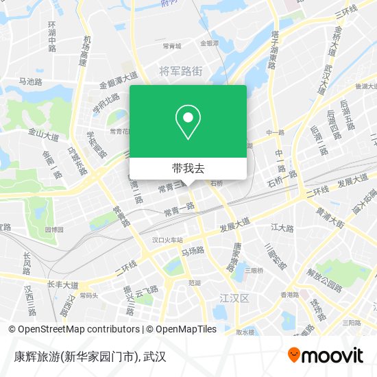 康辉旅游(新华家园门市)地图