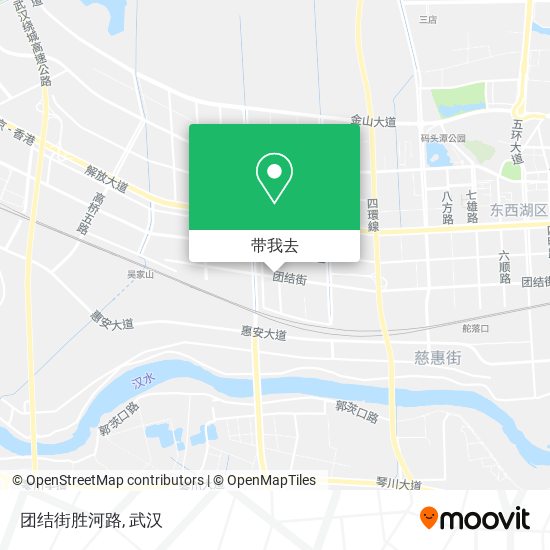 团结街胜河路地图