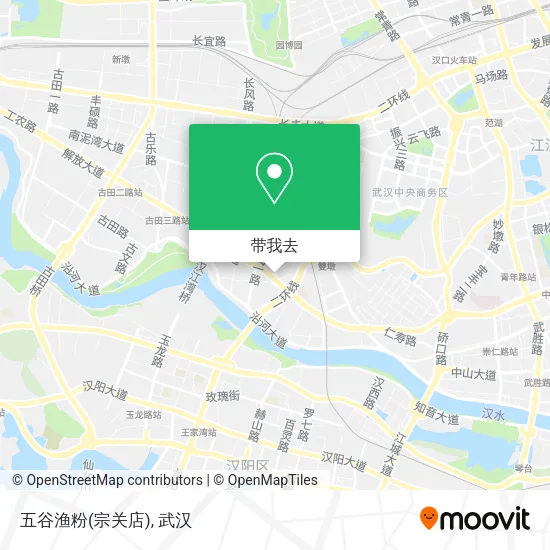 五谷渔粉(宗关店)地图