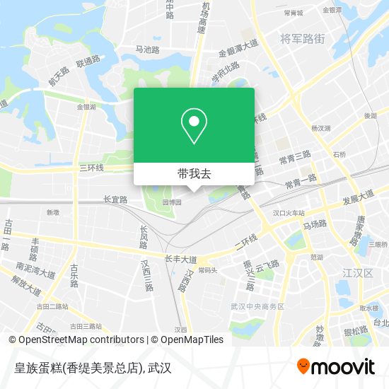 皇族蛋糕(香缇美景总店)地图