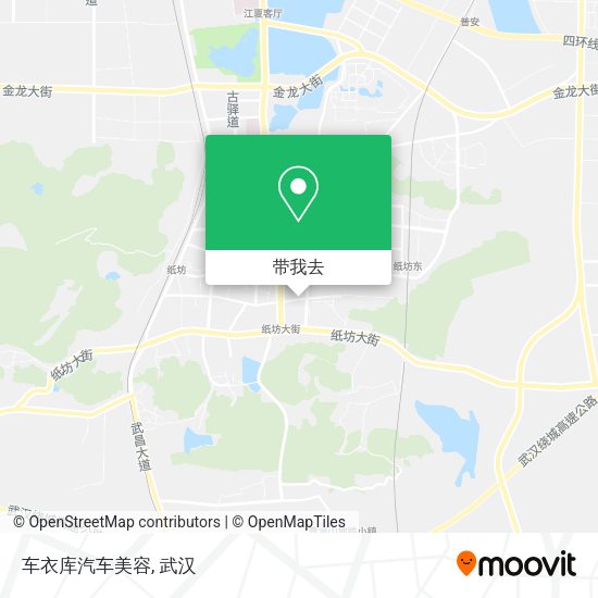 车衣库汽车美容地图