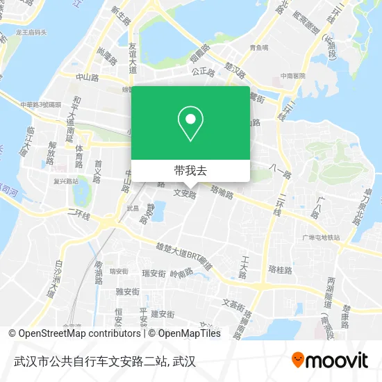 武汉市公共自行车文安路二站地图
