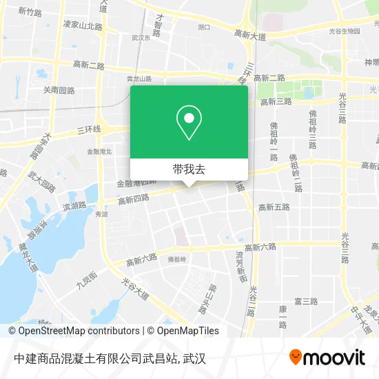 中建商品混凝土有限公司武昌站地图