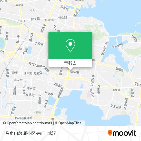 马房山教师小区-南门地图