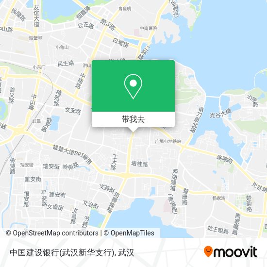 中国建设银行(武汉新华支行)地图
