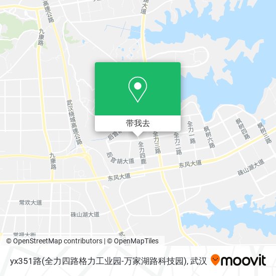 yx351路(全力四路格力工业园-万家湖路科技园)地图