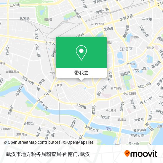 武汉市地方税务局稽查局-西南门地图