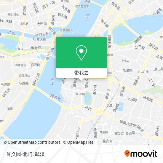 首义园-北门地图