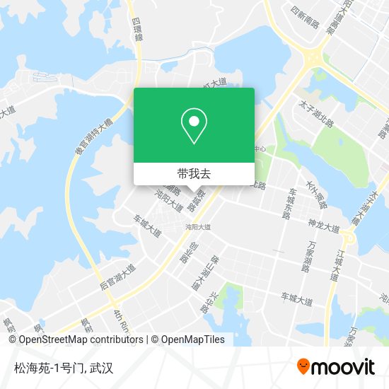 松海苑-1号门地图