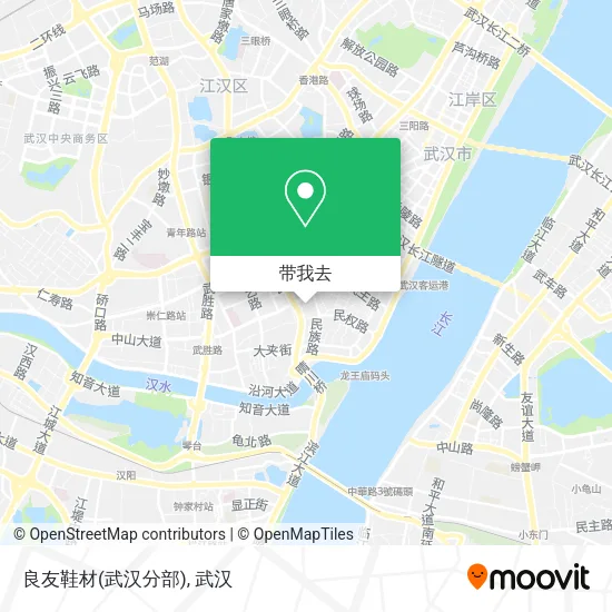良友鞋材(武汉分部)地图