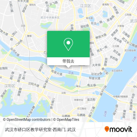 武汉市硚口区教学研究室-西南门地图