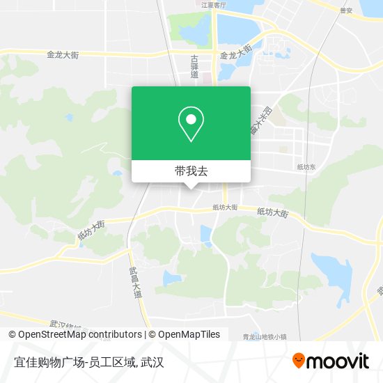 宜佳购物广场-员工区域地图