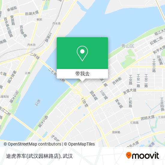 途虎养车(武汉园林路店)地图