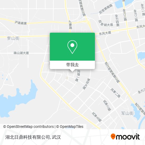 湖北日鼎科技有限公司地图
