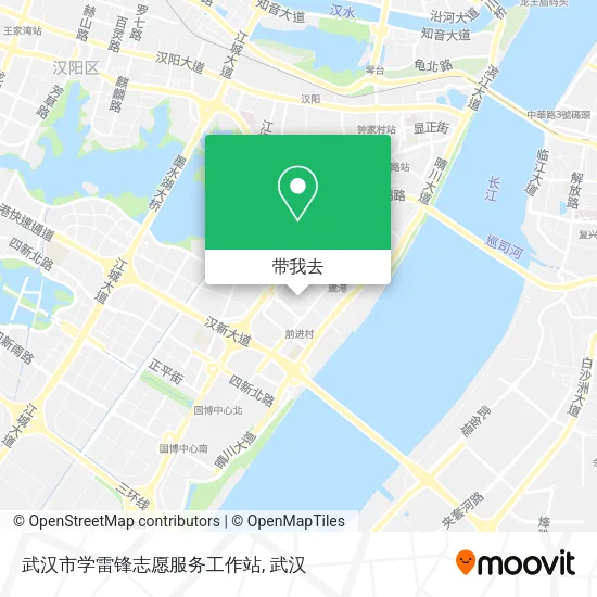 武汉市学雷锋志愿服务工作站地图