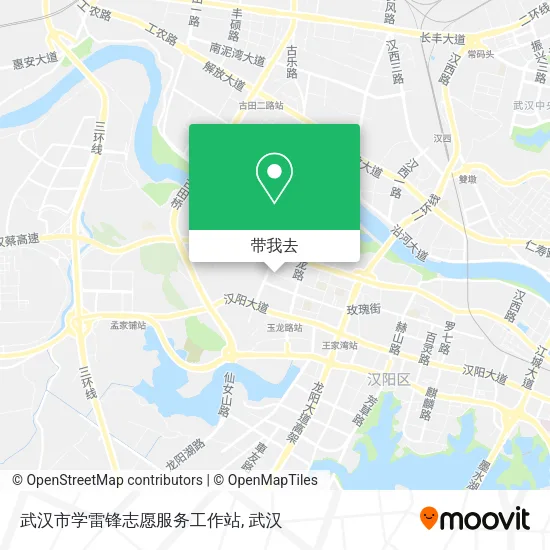 武汉市学雷锋志愿服务工作站地图